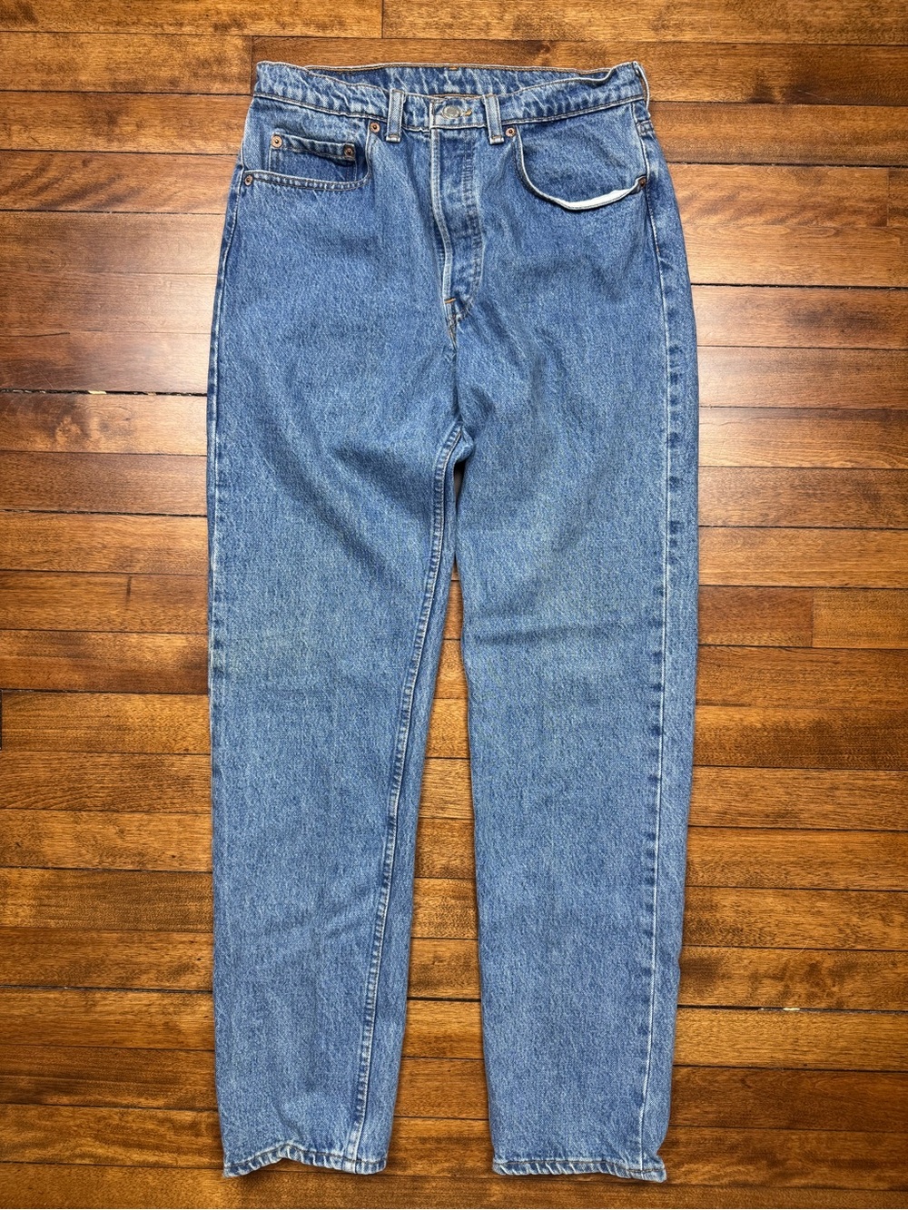 Vintage 1991 501 Levi’s Classic Blue Denim Jeans Size 32/32 Button Up Fly